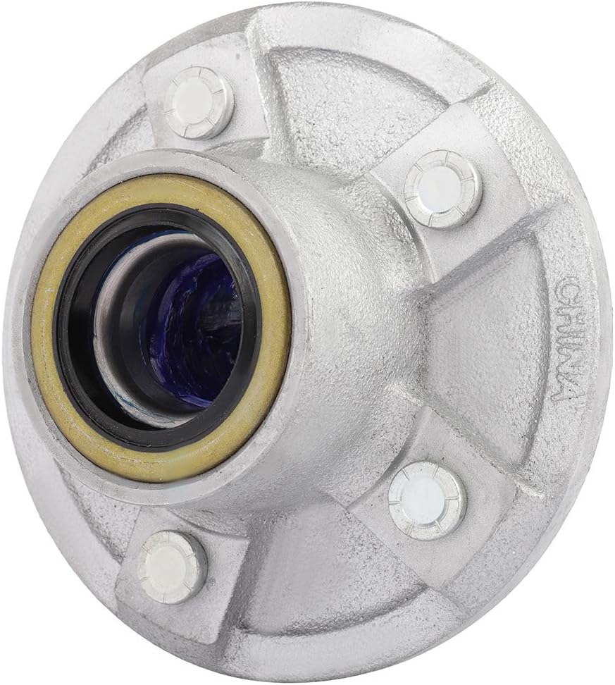 ECCPP Boat Trailer Hub Kit 5 Bolt 1 1/16 x 1 3/8 44649 x 68149 Silver Tapered Spindle Galvanized 3500lb