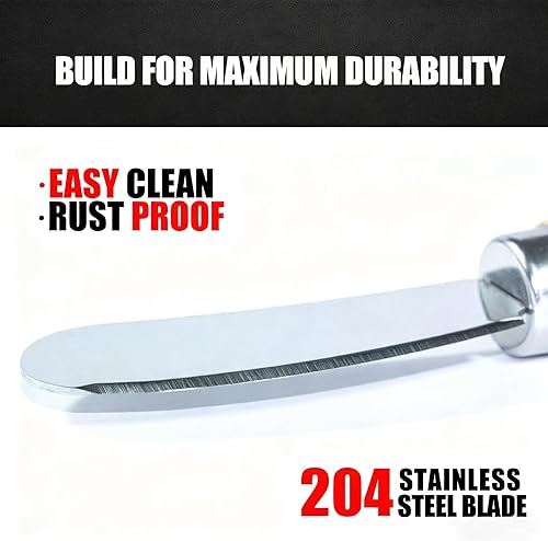 Miniatura 3 de Pequeños cuchillos esparcidores de queso, mango de madera, 5 pulgadas, cuchillos de cóctel de acero inoxidable para condimentos, queso, mantequilla,