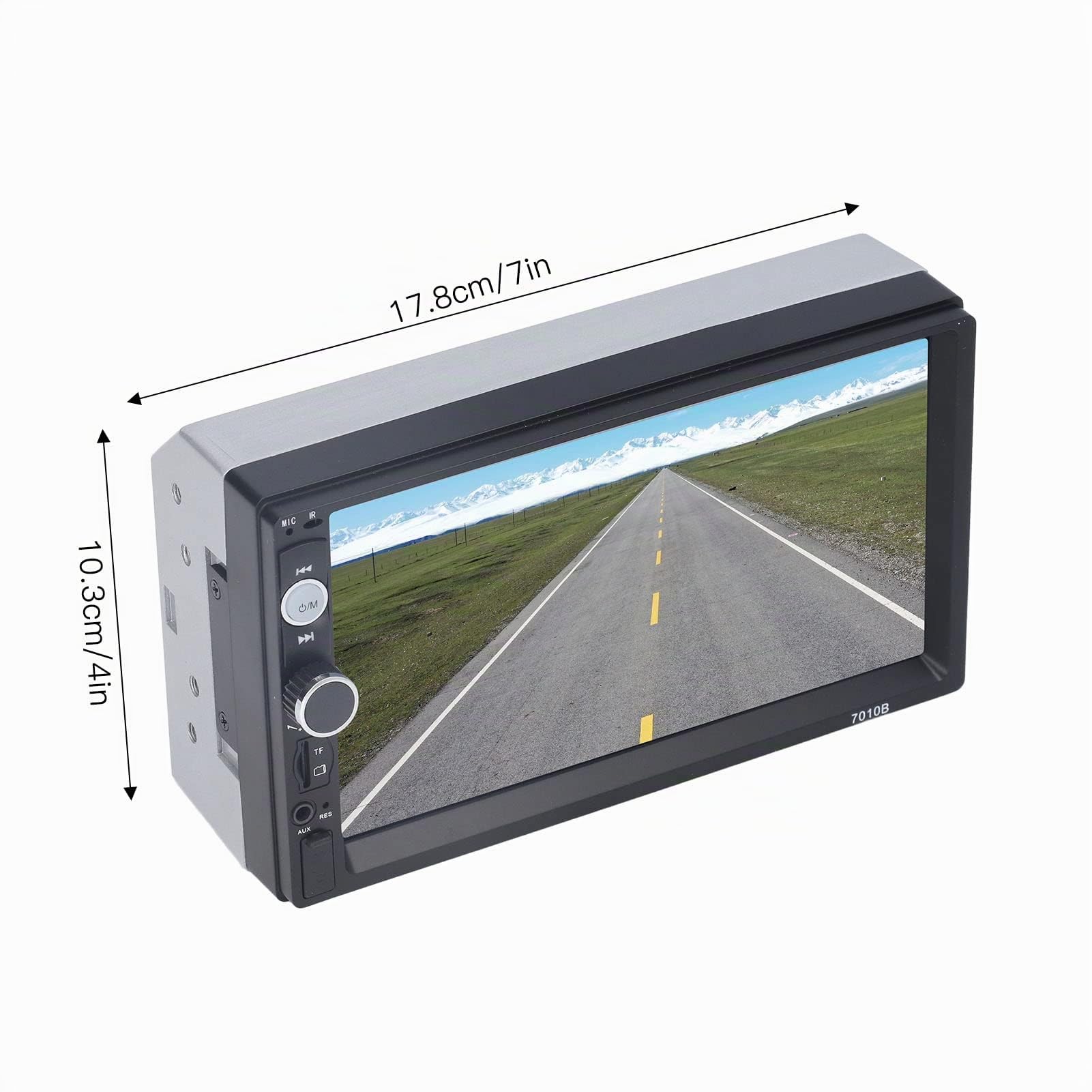 KIMISS Reproductor de Coche con Pantalla Táctil de 7 Pulgadas, 2Din Car Stereo Radio Mirror Link Bluetooth MP5 Player USB FM Receptor