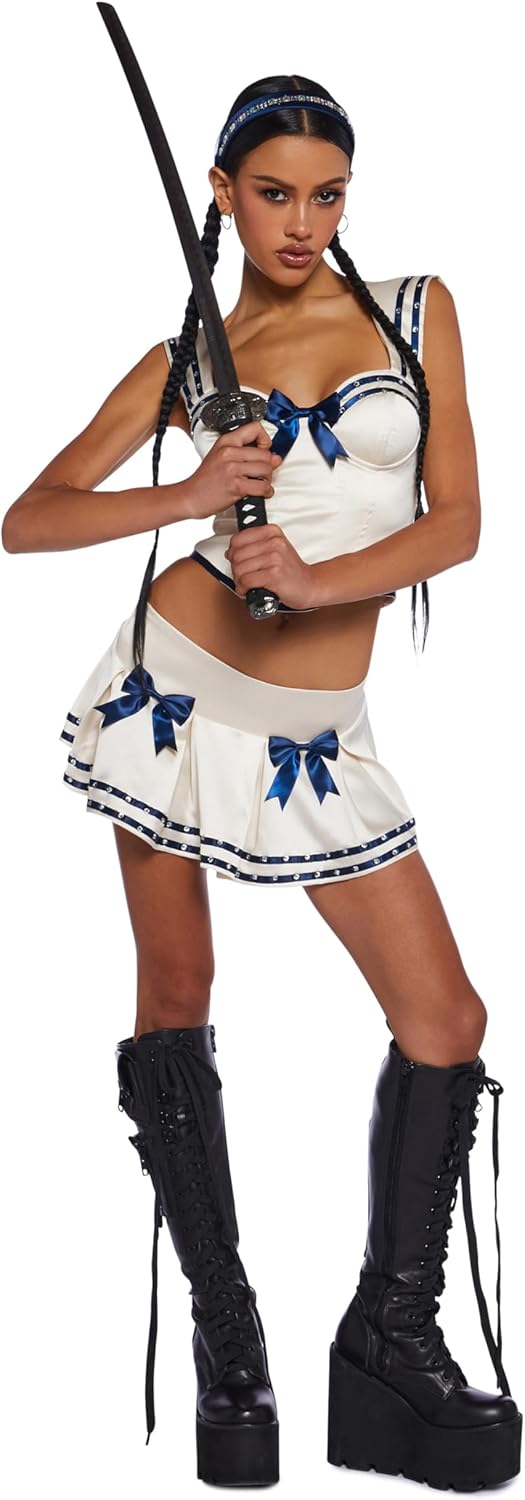 Dolls Kill Vintage Sailor Girl Costume for Women - Sucker Punch Inspired by Trickz N' Treatz - Image 5
