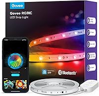 Govee RGBIC LED Strip Lights 16.4ft - Bluetooth App Control, Music Sync, DIY Multi-Color Bedroom Decor