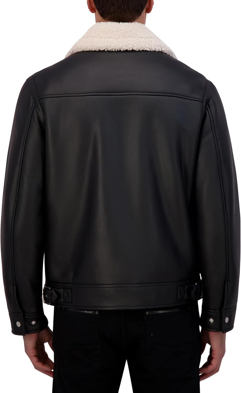 Kenneth Cole New York Men's Faux Shearling Moto