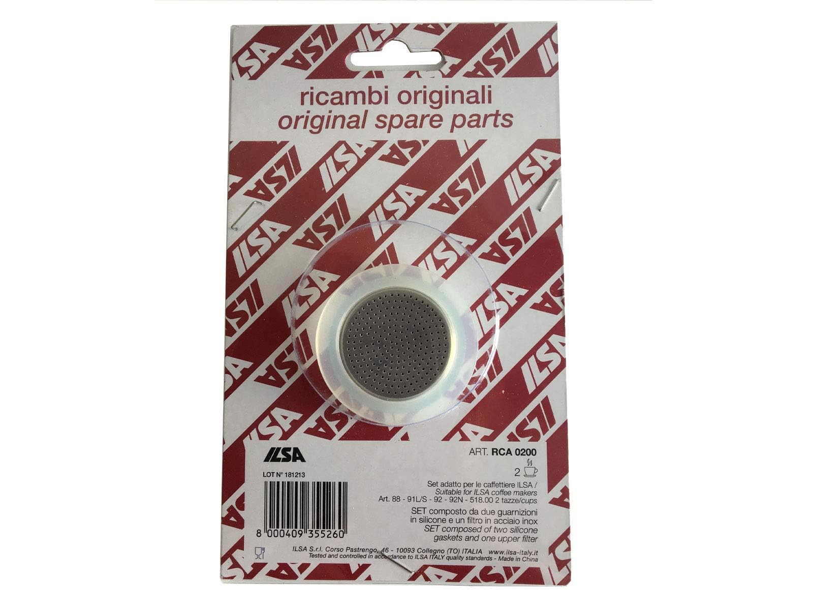 Guarnizioni con filtro caffettiera Ilsa
