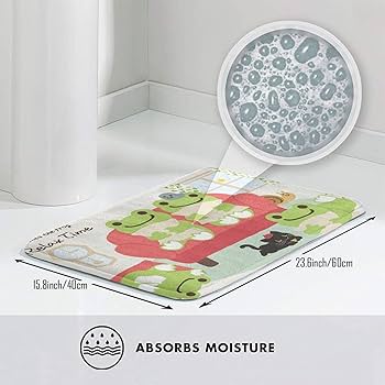 Amazon | カエルのピクルス 玄関マット 屋外 室内 屋内
