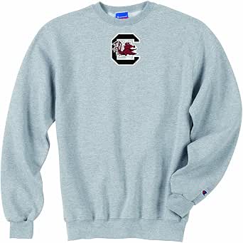Chicka-D NCAA South Carolina Gamecocks Women's Corded Sweatshirt - Charcoal, Officially Licensed, Super Soft