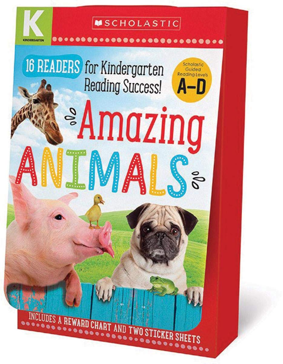 Scholastic Amazing Animals A-D Kindergarten Box Set: Early Learners (Guided Reader)