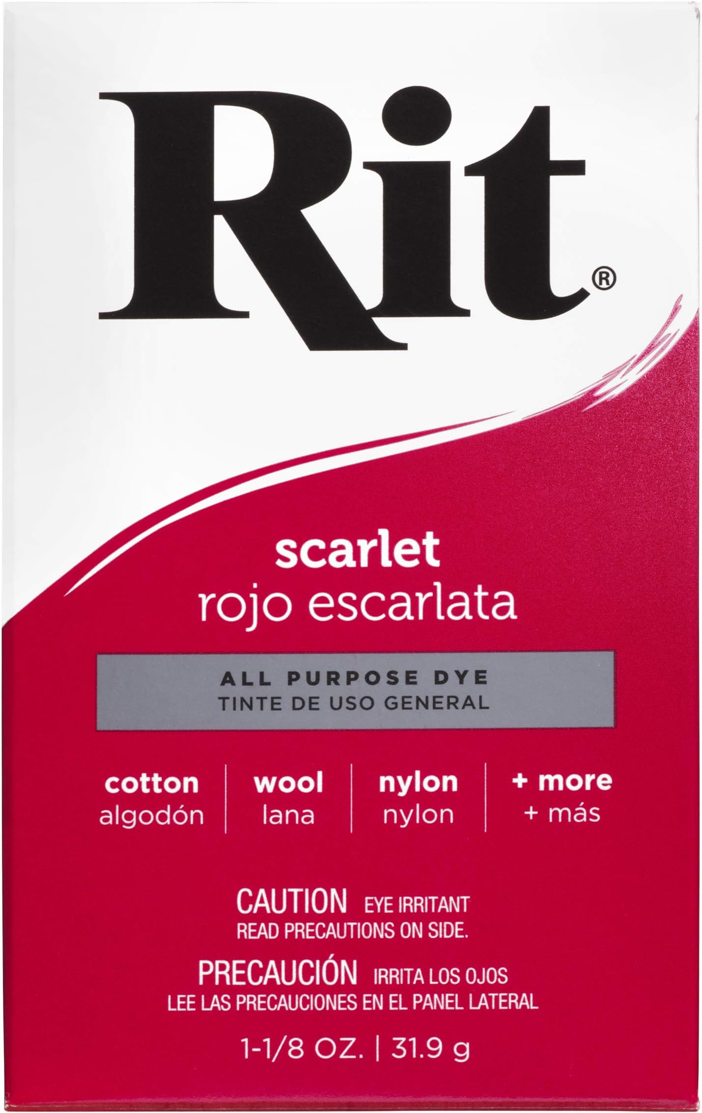 Rit Dye All-Purpose Powder, Scarlet, 1-Pck, 42799
