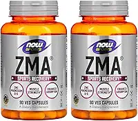 Now Foods ZMA Zinco Magnésio 800mg 90Caps 2 unidades Produto Importado