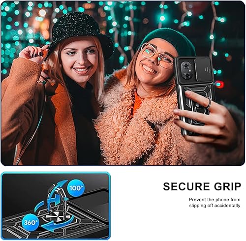 Miniatura 3 de CCSmall Funda para Xiaomi Poco M4 5G con cubierta de cámara deslizante, Redmi 11 Prime 4G, funda protectora de grado militar para teléfono con