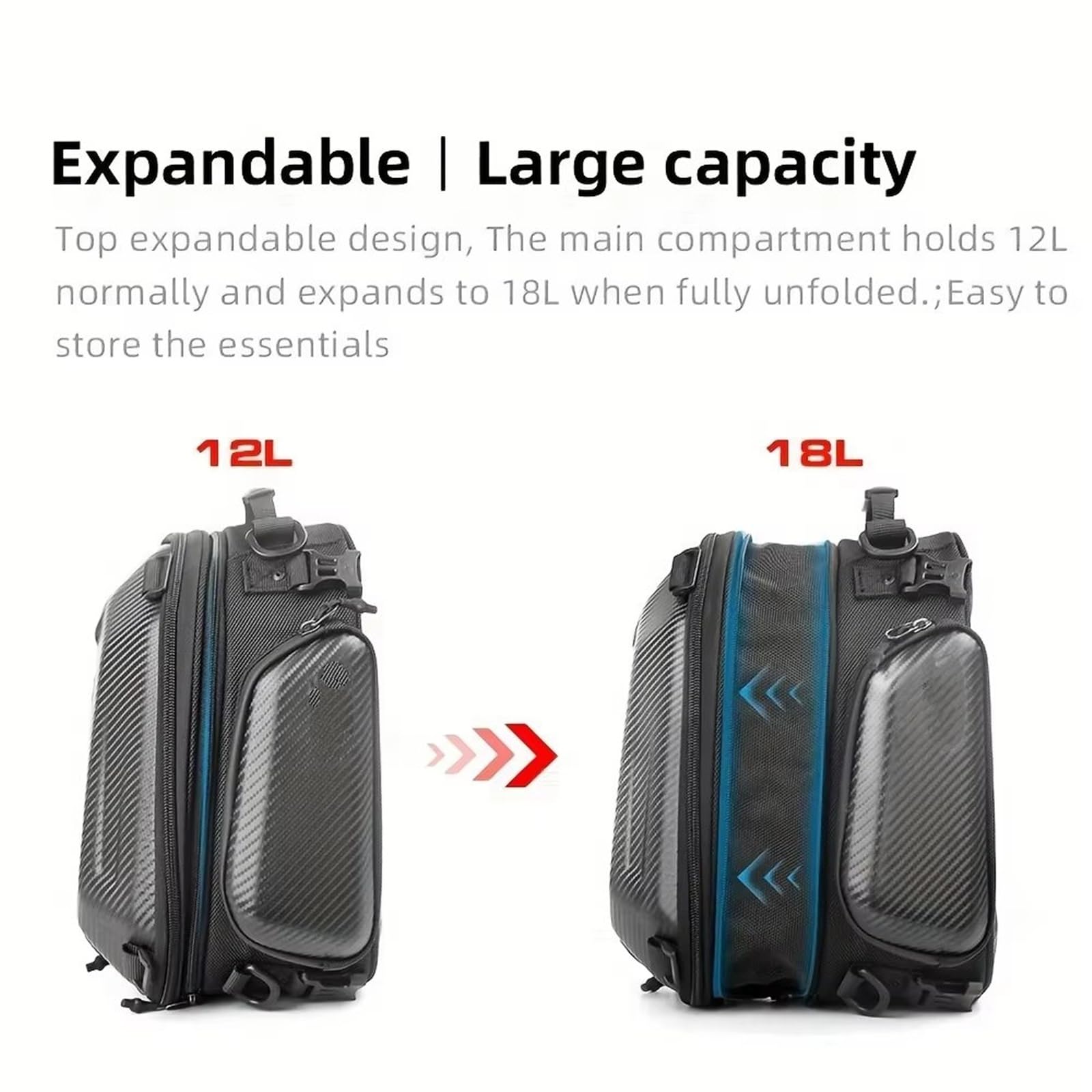 Moto Sacoche Selle Sac À Dos Pour Casque De Moto Sacoche Universelle Pour Siège Arrière Taille Et Jambe Pour Kawasaki