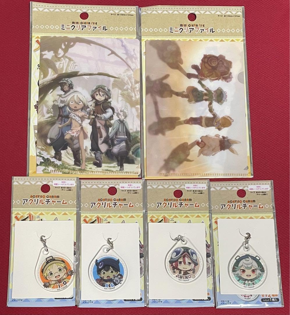 Amazon.co.jp: メイドインアビス 100均 ミニクリアファイル アクリル