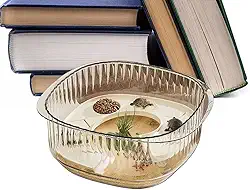 Aquário Tartarugas Bebé,Multifuncional Transparente Vista Completa Habitat Para Tartarugas - Terrário Para Caranguejos E Camarões | Para Caranguejos Ermitões Peixes Anfíbios