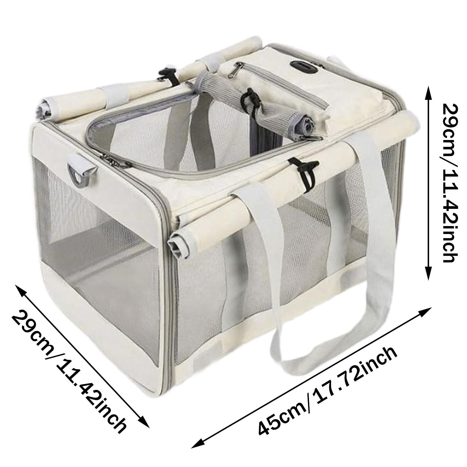 Transportín para Animales domésticos - para el Transporte de Animales | domésticos | Transportín para Perros para Cachorros de Gatos de pequeño tamaño | Transportines para Perros |