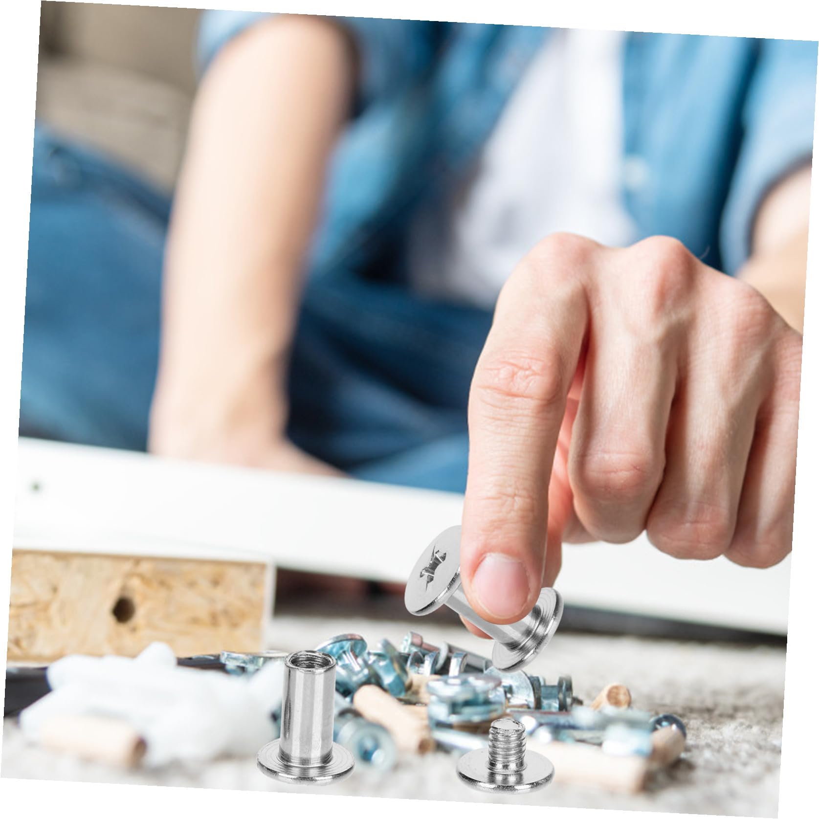 SOLUSTRE 5sätze Binding Screw Assortment Für Scrapbooking Und Fotoalben Nickelbeschichtete Schrauben Längen Für Projekte Und Lederarbeiten