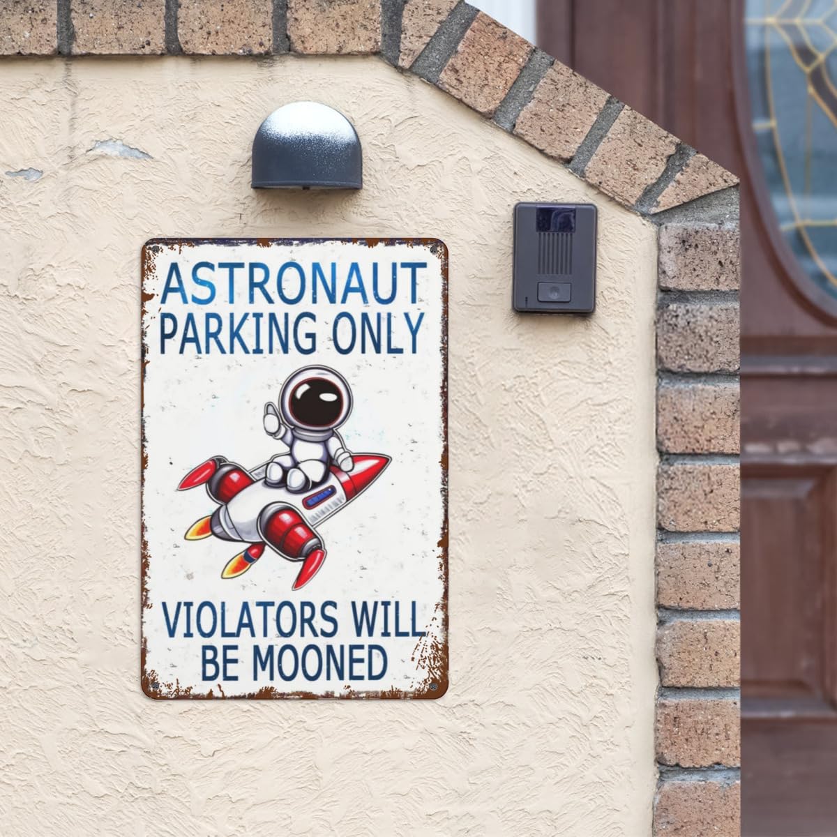 Astronaut Parking Only Outer Space