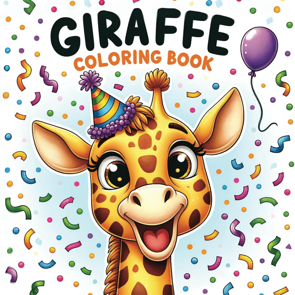 Giraffe Coloring Book: Discover, Color, and Learn with 50 Fascinating Giraffe Facts for Kids