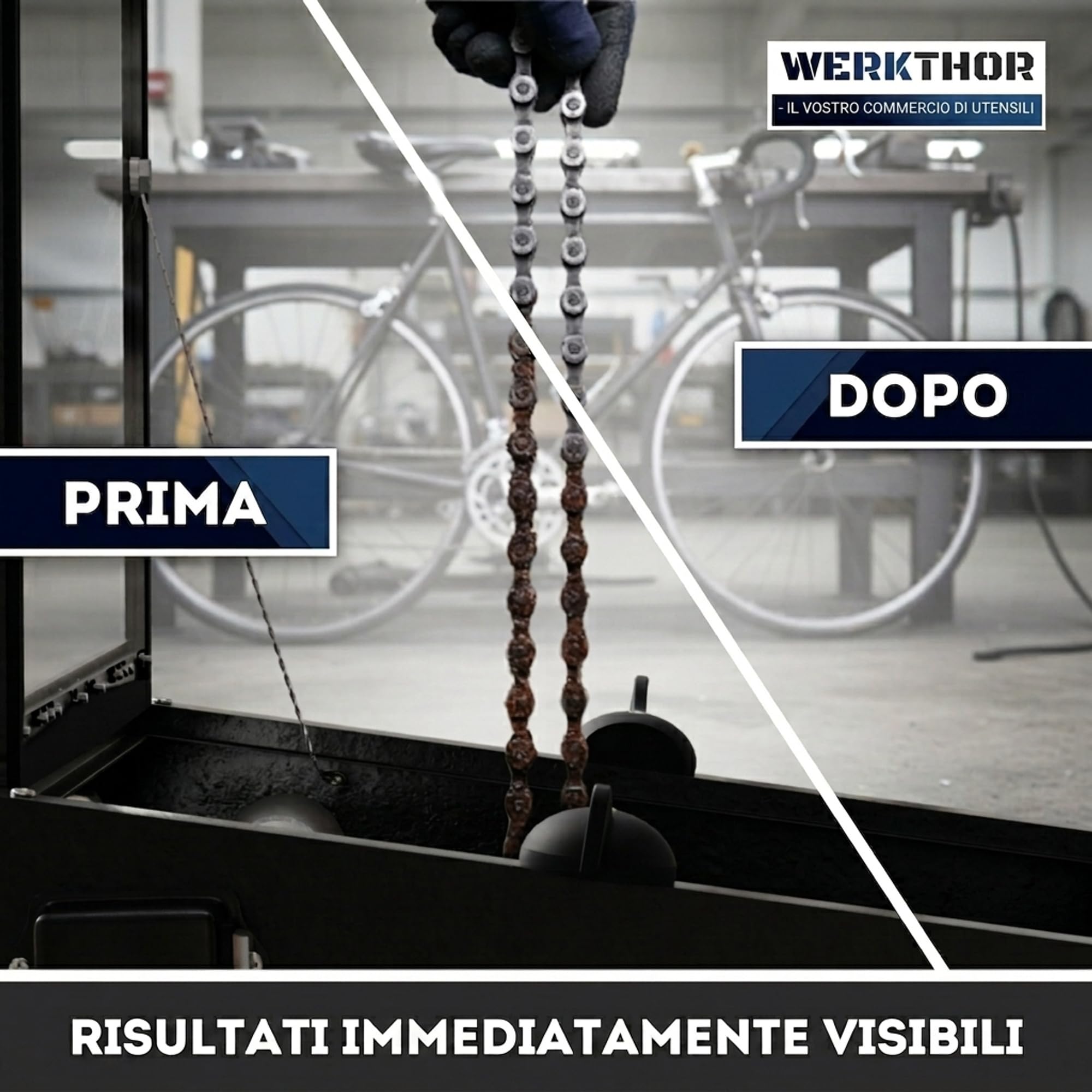 Werkthor Cabina sabbiatrice 94,8 litri – sabbiatrice per legno e metallo con pistola a getto e 4 ugelli in ceramica – sabbiatrice per trattamento – 25 galloni