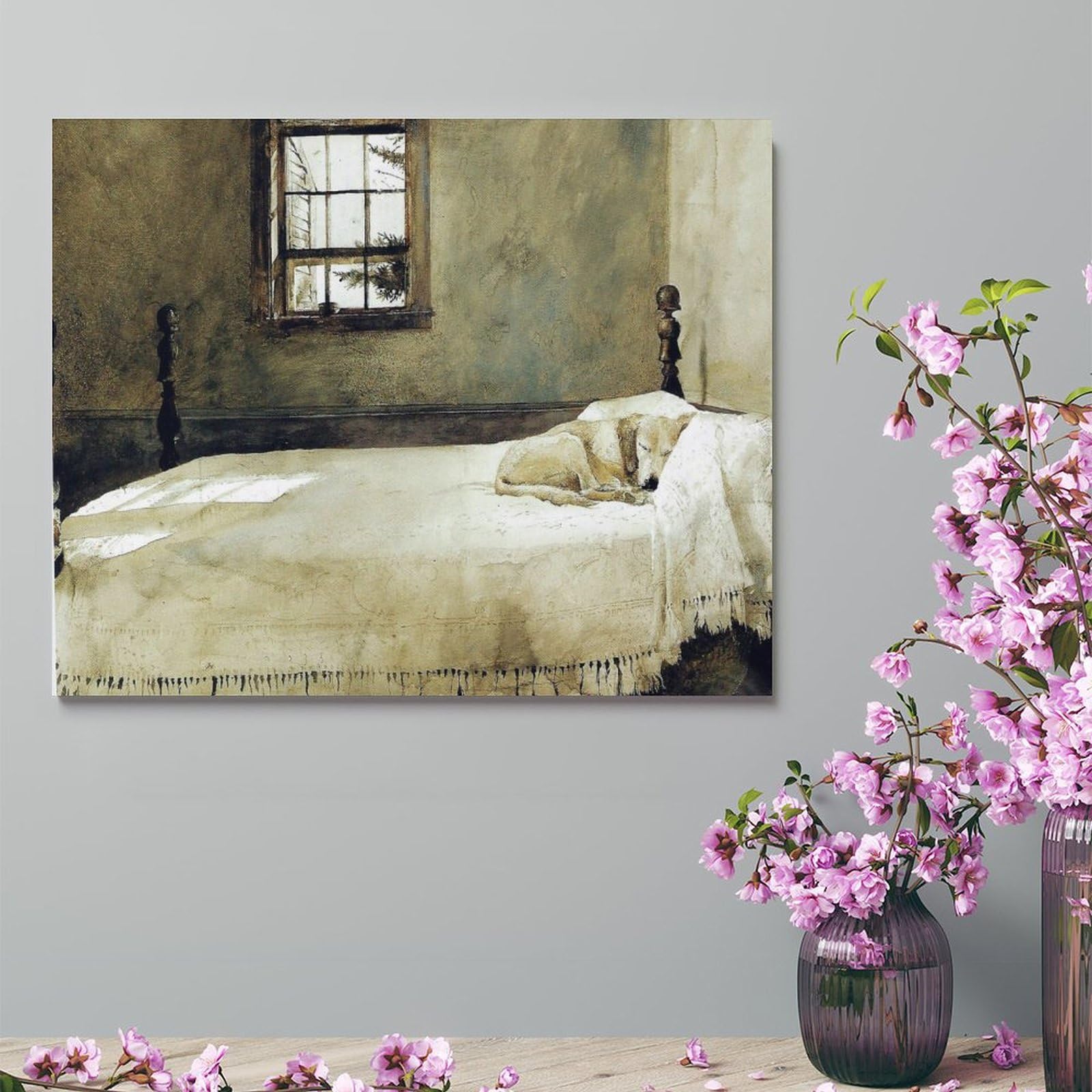 Amazon.com: Andrew Wyeth Prints 《master Bedroom》 Art Paintings