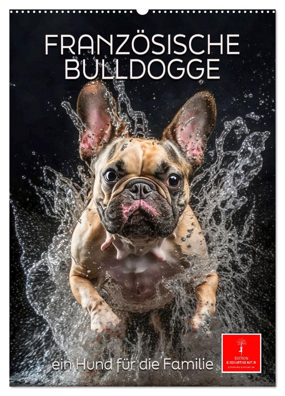 Französische Bulldogge - ein Hund für die Familie (Wandkalender 2026 DIN A2 hoch), CALVENDO Monatskalender: Die Französische Bulldogge - lebendig, unbeschwert, umgänglich (CALVENDO Tiere)
