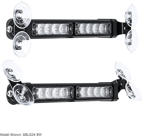 Miniatura 16 de LAMPHUS SolarBlast SBLS104 barra de luces LED de alerta de emergencia e indicación de tránsito, 47 pulgadas, 40 W - ÁMBAR AZUL, Rojo Rojo