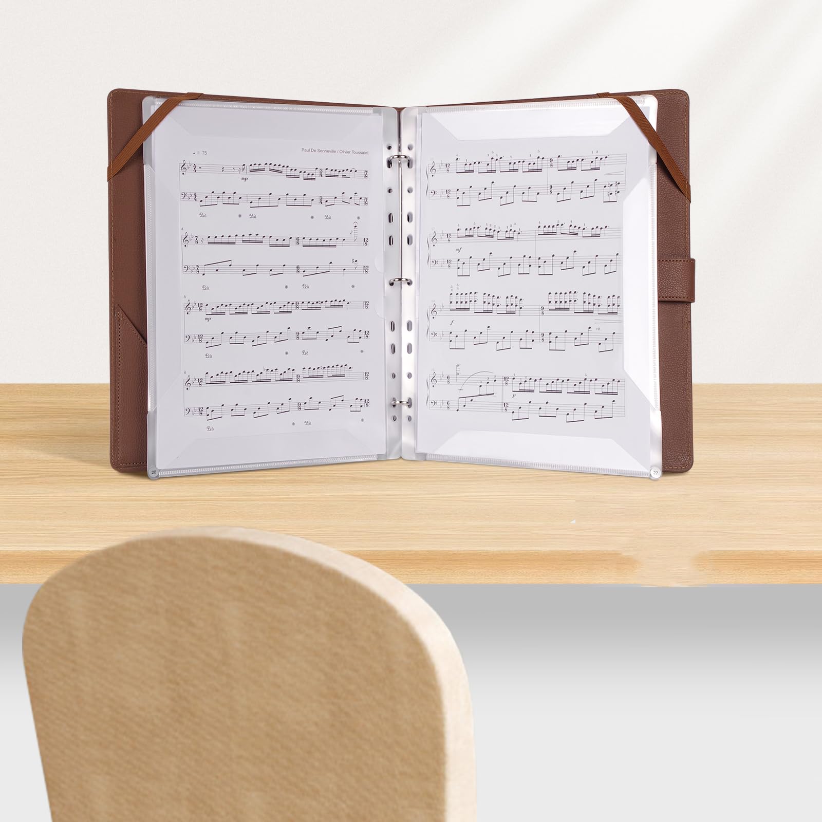 Sheet Music Folder Binders Music File Folder Paper Document Storage Holder Bag Choral Paper Storage Document Holder Bag