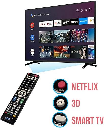 Miniatura 5 de HQRP Control remoto de Smart TV compatible con Sharp TV de repuesto para Sharp Smart TV LC-60E79U LC-52SE94U LC-60LE6300U LC-60E78UN y muchos más