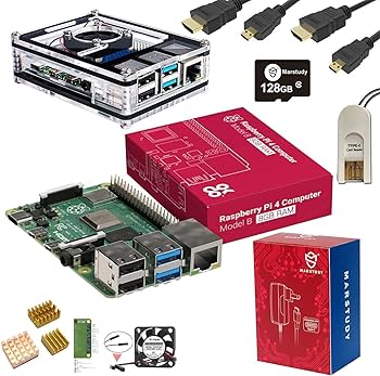 Amazon.com: MarsKit Raspberry Pi 4 Model B Starter Kit-128GB