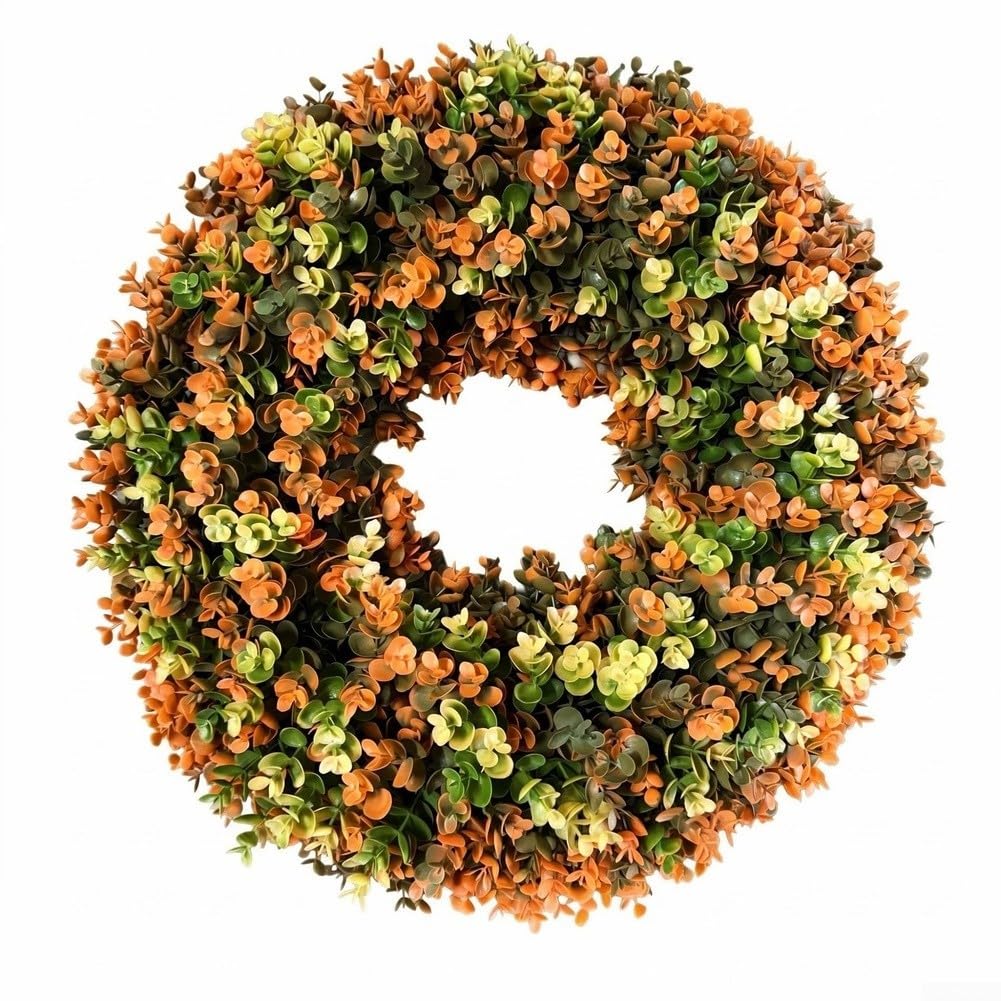 Couronne Artificielle 50cm pour feuilles Eucalyptus Couronne(60cm)