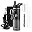 RAYMYLO Insulated Water Bottle 20 oz, Triple Wall Vacuum Stainless Steel (Cold for 48 Hrs), Leak Proof & Non-BPA, Kids Water Bottle Jug for School with Straw Spout Lids, Dark Gray