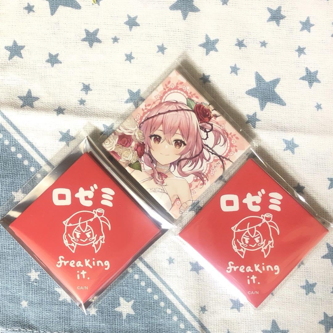 ロゼミラブロック 缶バッジ