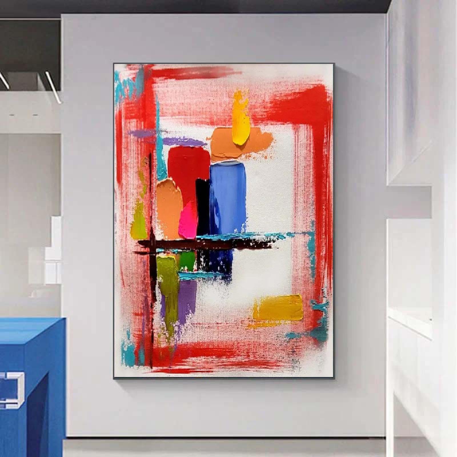 Bilder Groß 200x100 cm XXL Wohnzimmer Deko Modern Abstrakt Wandbild Kunstdruck auf Leinwand Bild Schlafzimmer über Bett Room Decor Geschenke Wandposter Panorama Bilder Ungerahmt