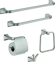 Vista 3 de DELTA FAUCET 75235-SS Tesla - Gancho doble para bata, acero inoxidable