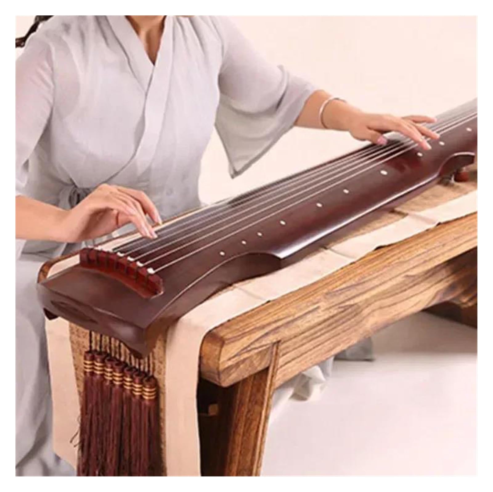 Profesjonalny Instrument Strunowy Guqin Ręcznie Wykonany Profesjonalny Instrument Strunowy Seven Guqin O Długości 123 Cm Odpowiedni Do Gry
