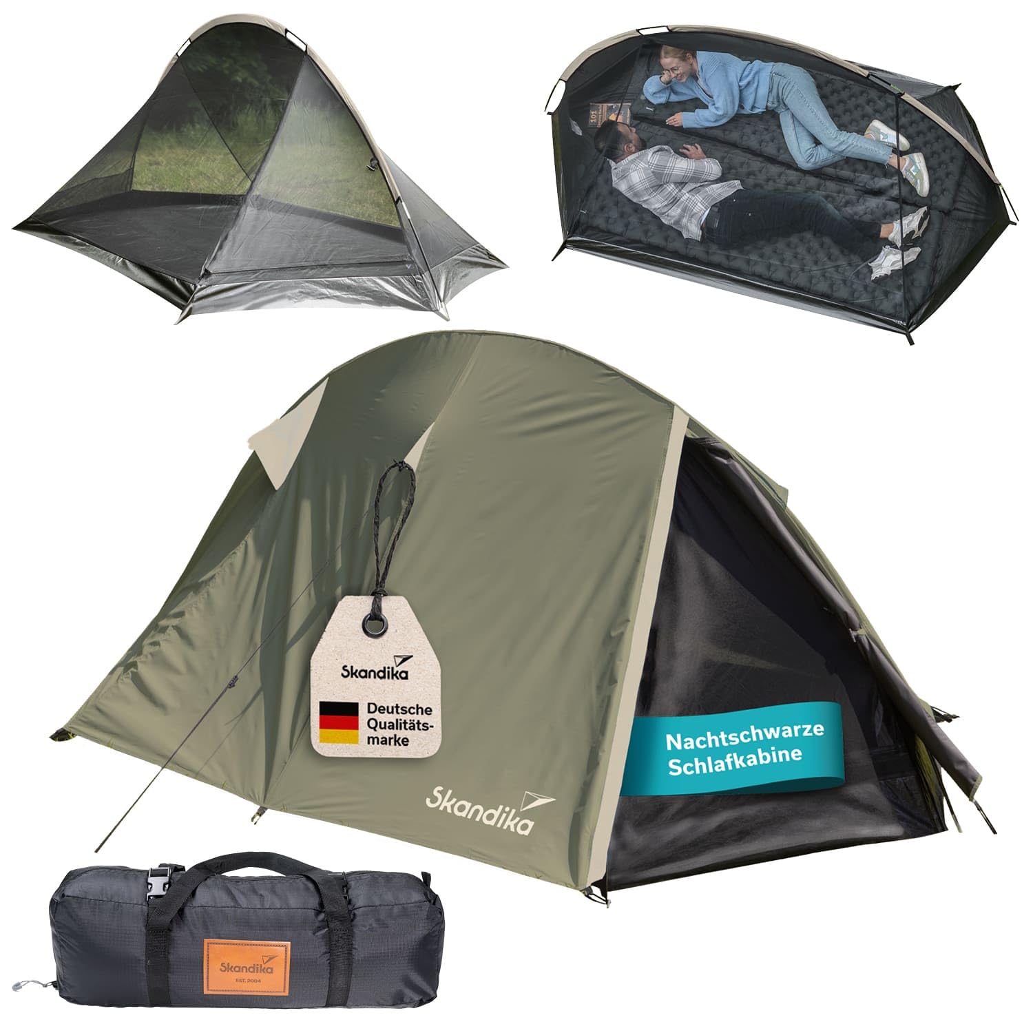 Skandika Trekkingzelt Hemus 2 Sleeper