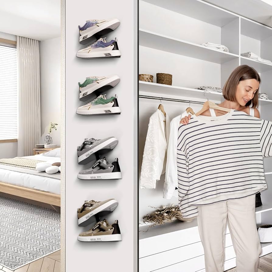 新品組立済！スニーカーラック ウォールシェルフ 組立完成品スニーカーラック ウォールシェルフ - メルカリ