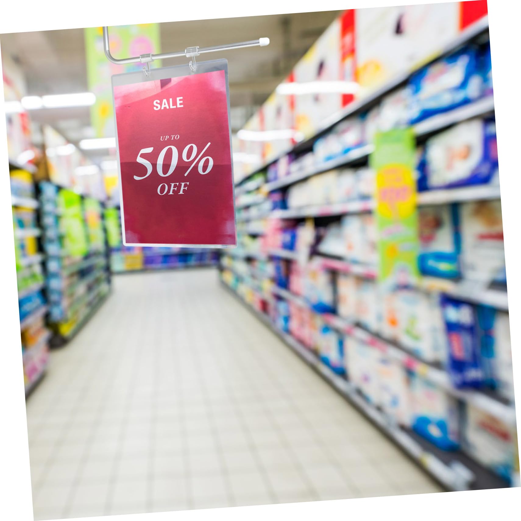 Hemobllo 10 Stück A4 Klarsichthüllen aus Abs Transparente Dokumentenhüllen mit Gutem Schutz und Klarer Sicht für Supermarkt Preisauslagen und Festdekorationen