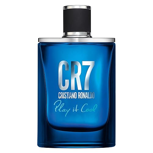 Cristiano Ronaldo - CR7 Play It Cool - Espray Eau de Toilette para hombre fragancia fresca picante y aromática con notas de bergamota cardamomo y
