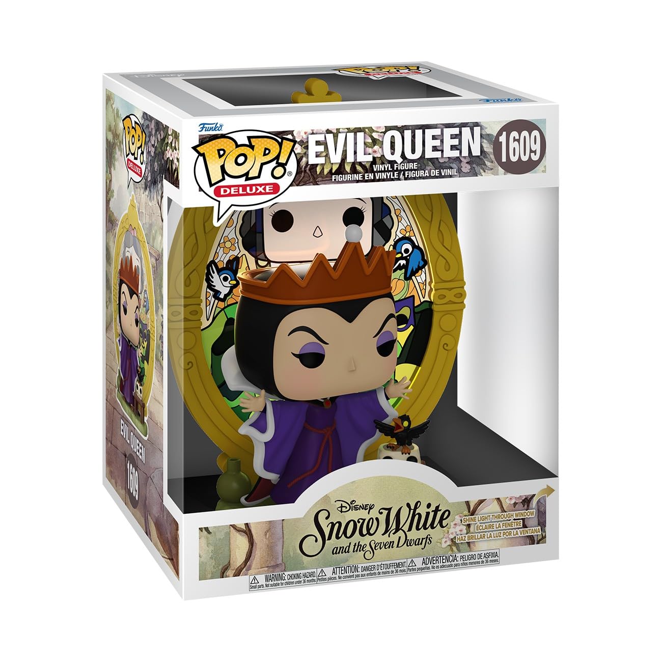 Funko Pop! Deluxe: Villains - Evil Queen - (Glass) - Disney Villains- Figura de Vinilo Coleccionable - Idea de Regalo - Mercancia Oficial - Juguetes para Niños y Adultos - Horror Fans