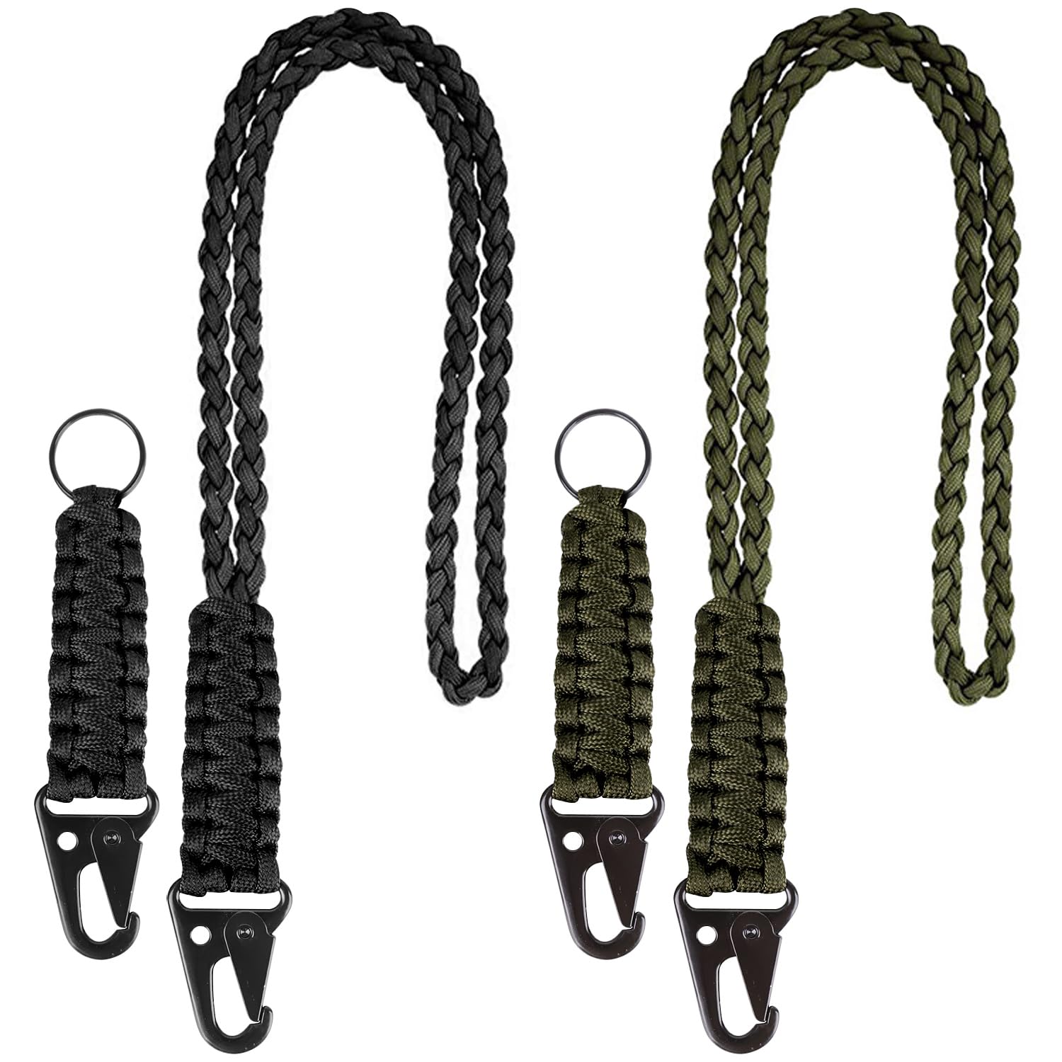 10 Pezzi Portachiavi in Paracord, Paracord Portachiavi con