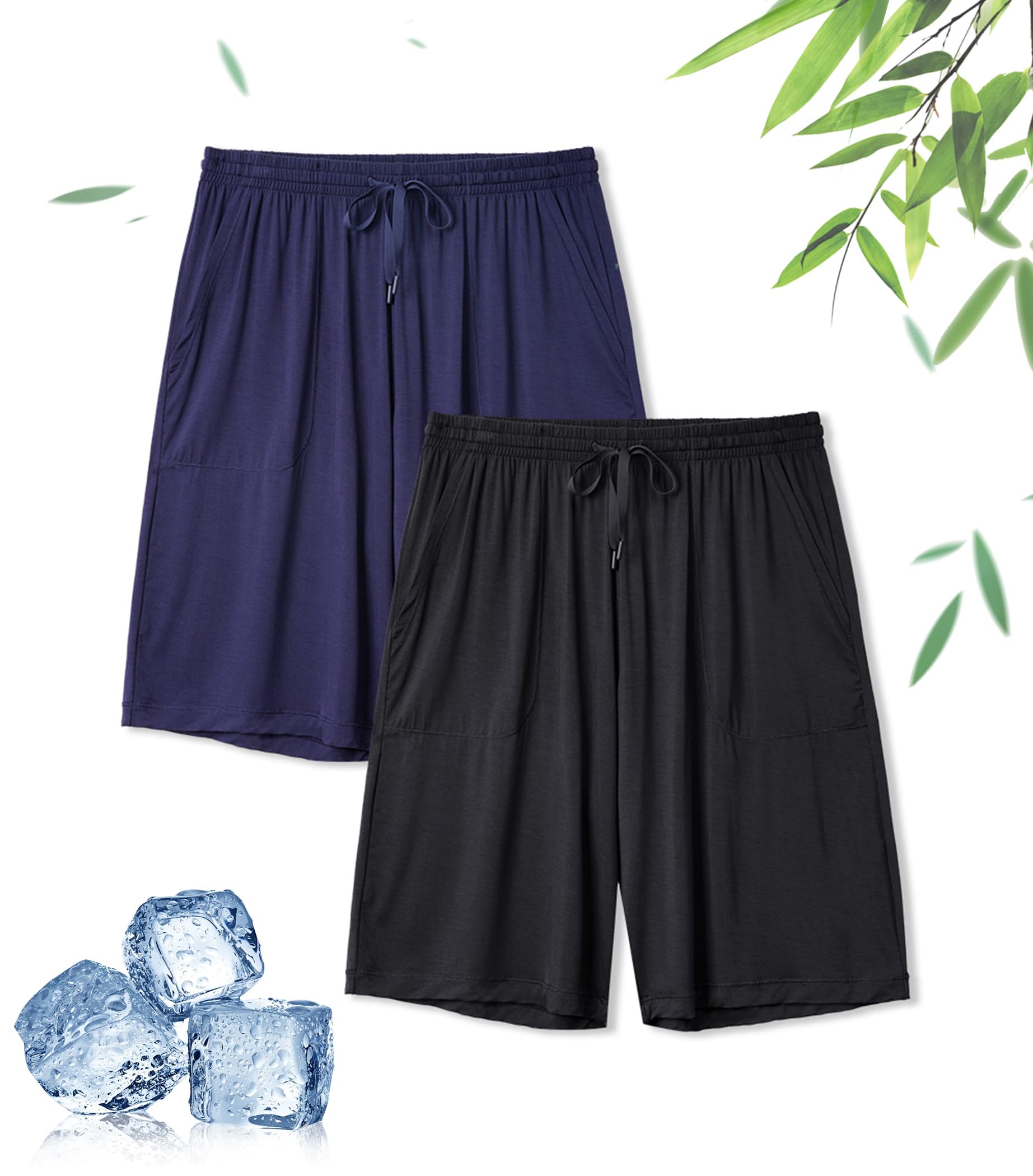 DAVID ARCHY Conjunto De Pijama Para Hombre, De Punto Gofre, Manga Corta, Ropa De