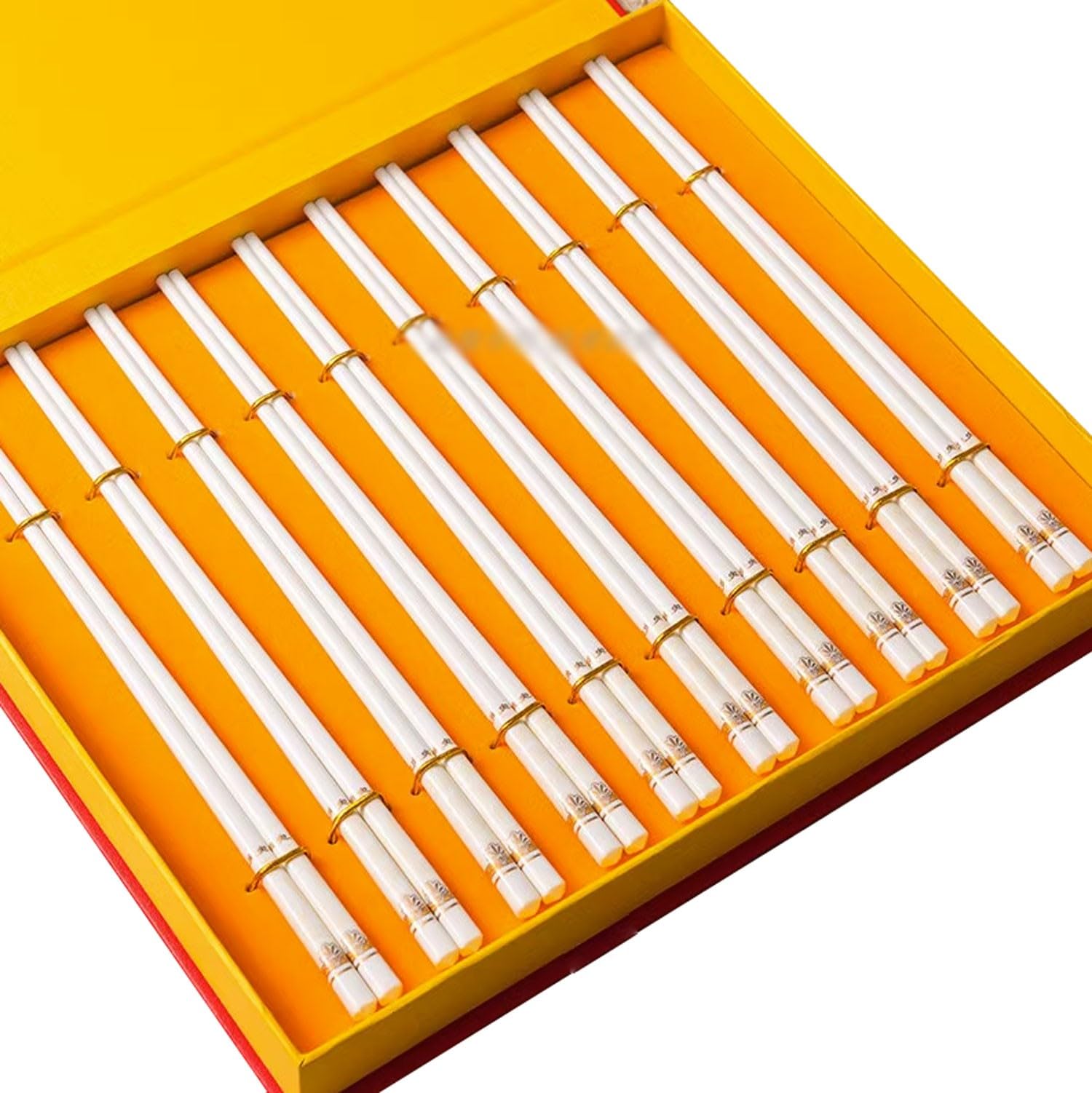 Bacchette da Dito Bacchette riutilizzabili 10 Doppie Bacchette in Ceramica Resistenti alle Alte Temperature 25 cm Possono Essere riutilizzate(Larghezza 25 cm)