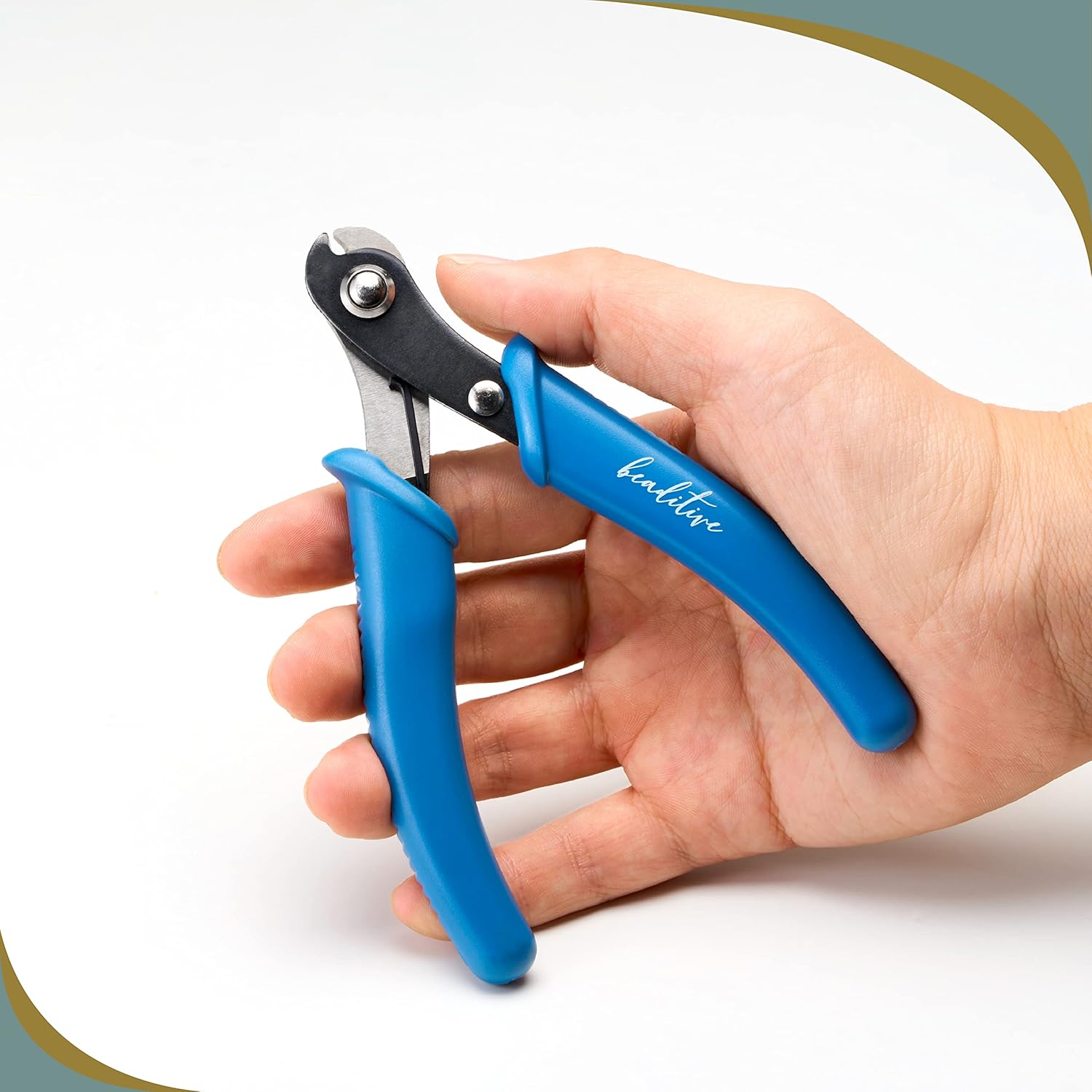 Beaditive Memory Wire Cutter | Jewelry Making, Beading, Crafting | High-Carbon Steel | 5-Inch (Lake Blue) - Image 6