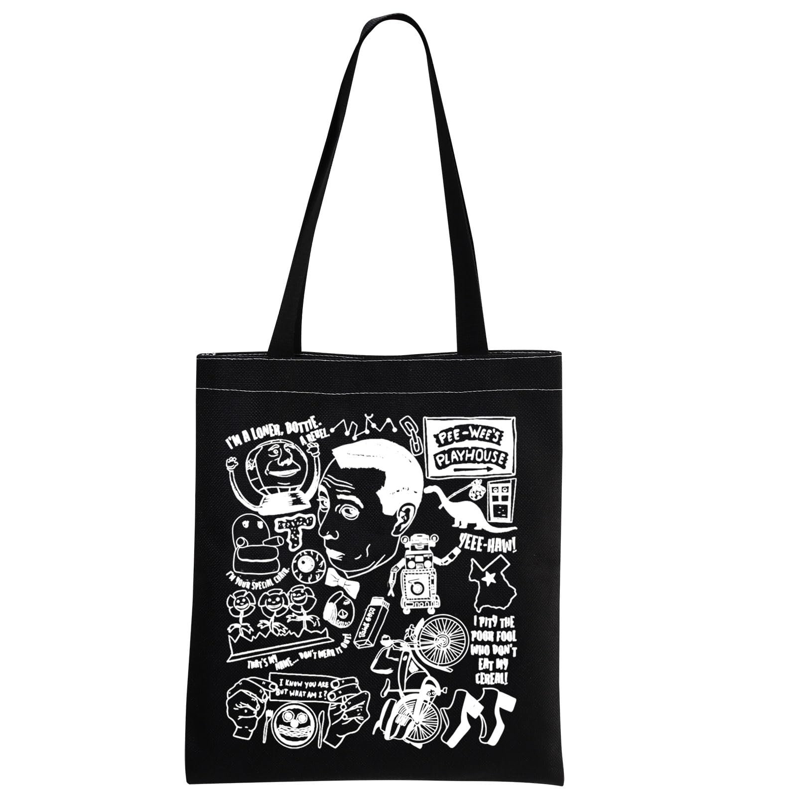 MNIGIU P-ee Herman Playhouse Tote Bag - P-ee Herman Fan Gift Merchandise