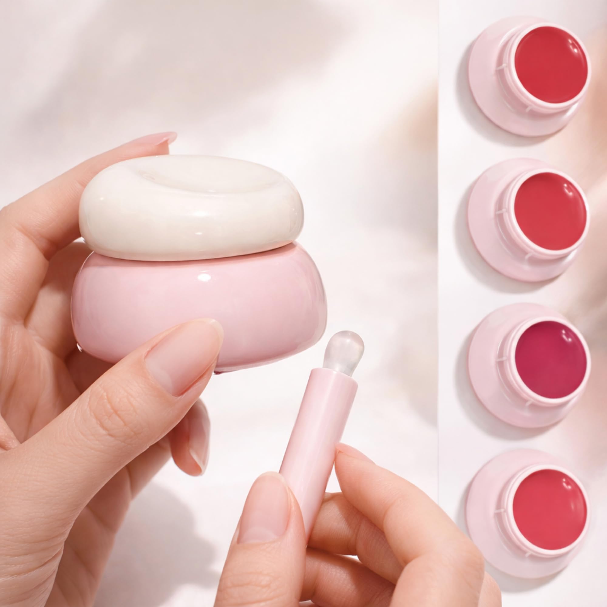 minion 　tint 2本セット+lip boost mint Buy MAYBELUCKY 3-in-1 Lip and Cheek Tint with Lip Mask - Vitamin E