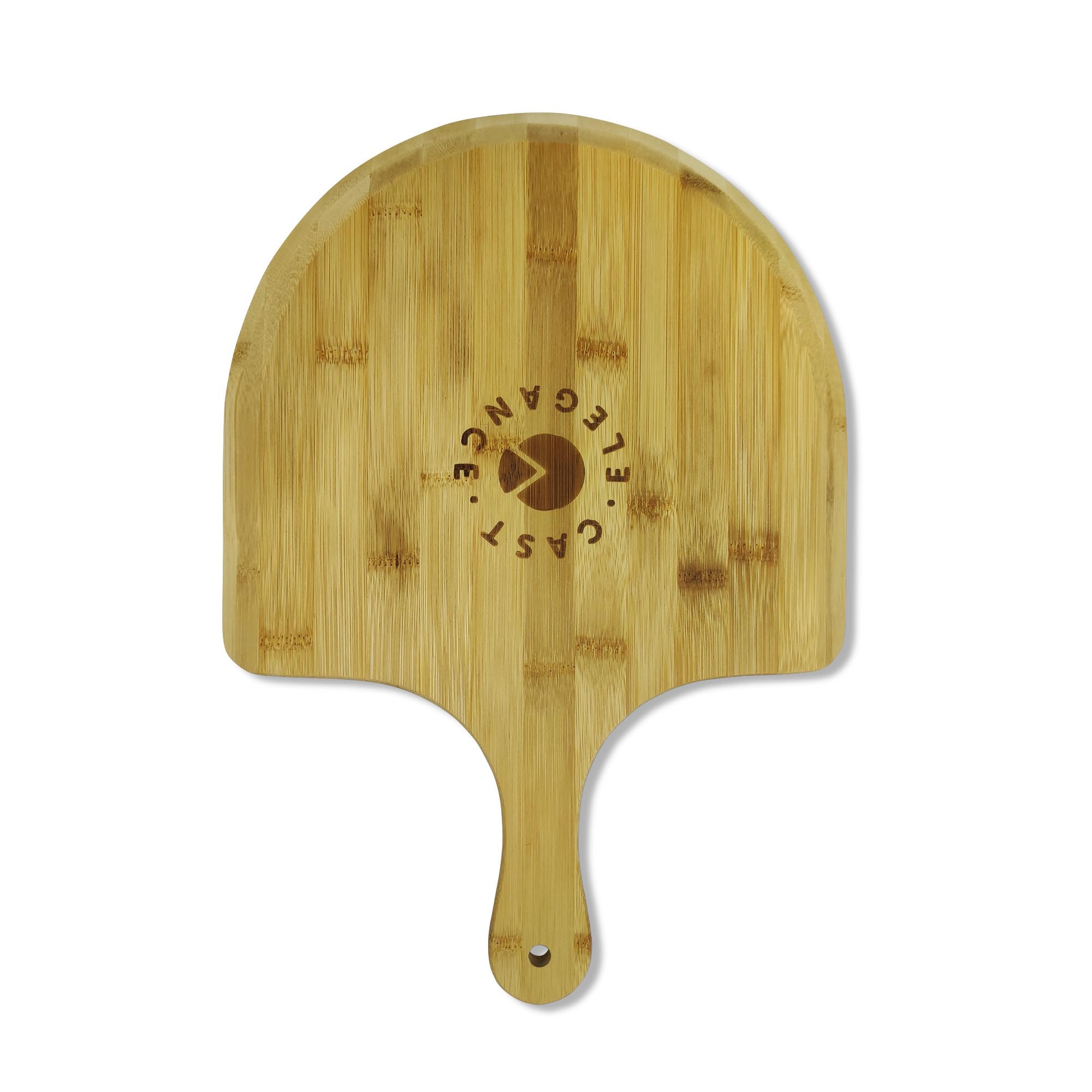 Cast Elegance Pala de pizza de bambú de 11 x 15.5 pulgadas para horno, paleta de pizza con bordes de fácil deslizamiento y mango para hornear, espátula ligera y fácil de usar para hornear, perfecta