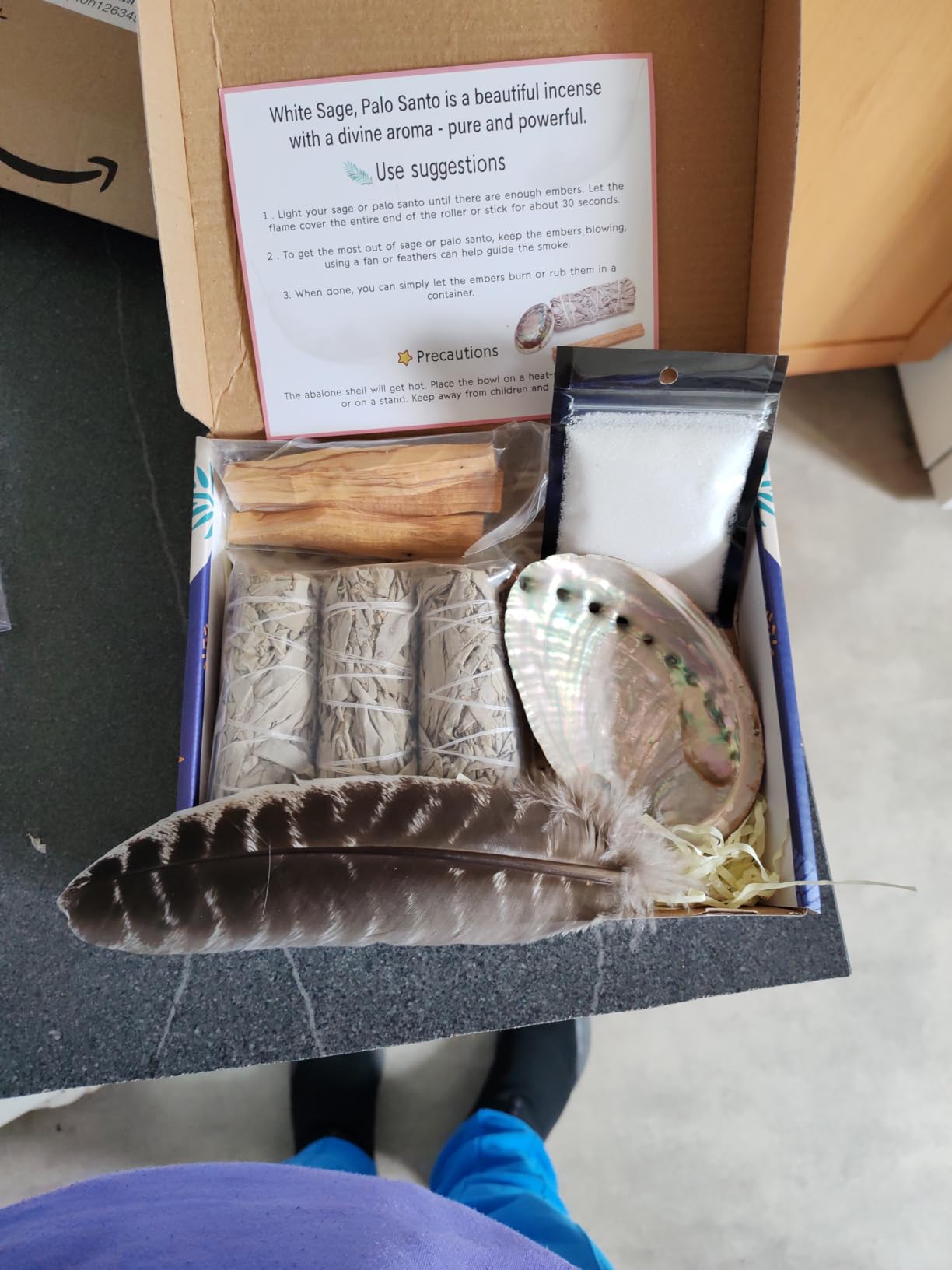 VIPNAJI Sauge Blanche, à Sauge de 12cm et batons Palo Santo — free download
