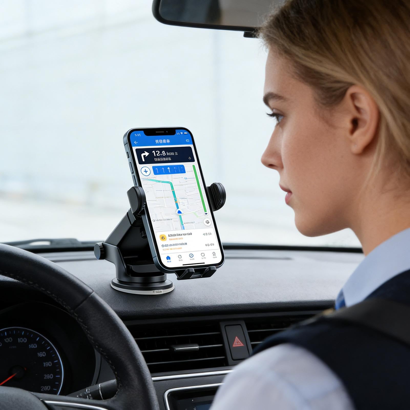 Bezprzewodowa Ładowarka Samochodowa 15W Regulowana Ładowarka Do Telefonu | Automatyczny Zaciskowy Uchwyt Na Smartfon Do Wszystkich Pojazdów SUV Ciężarówek Kamperów Nawiew Podróż