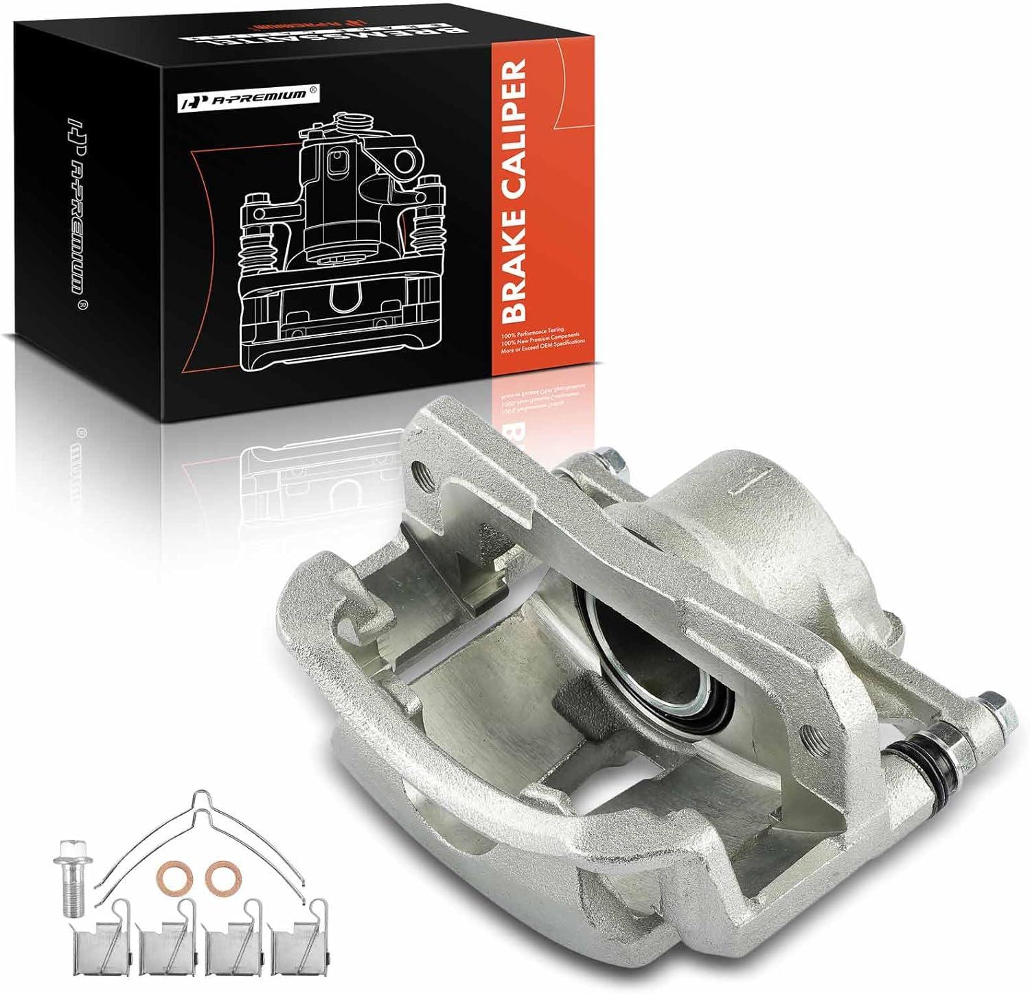 A-Premium Disc Brake Caliper Assembly with Bracket Compatible with Toyota Camry 1997 1998 1999 2000 2.2L - Front Right Passenger Side