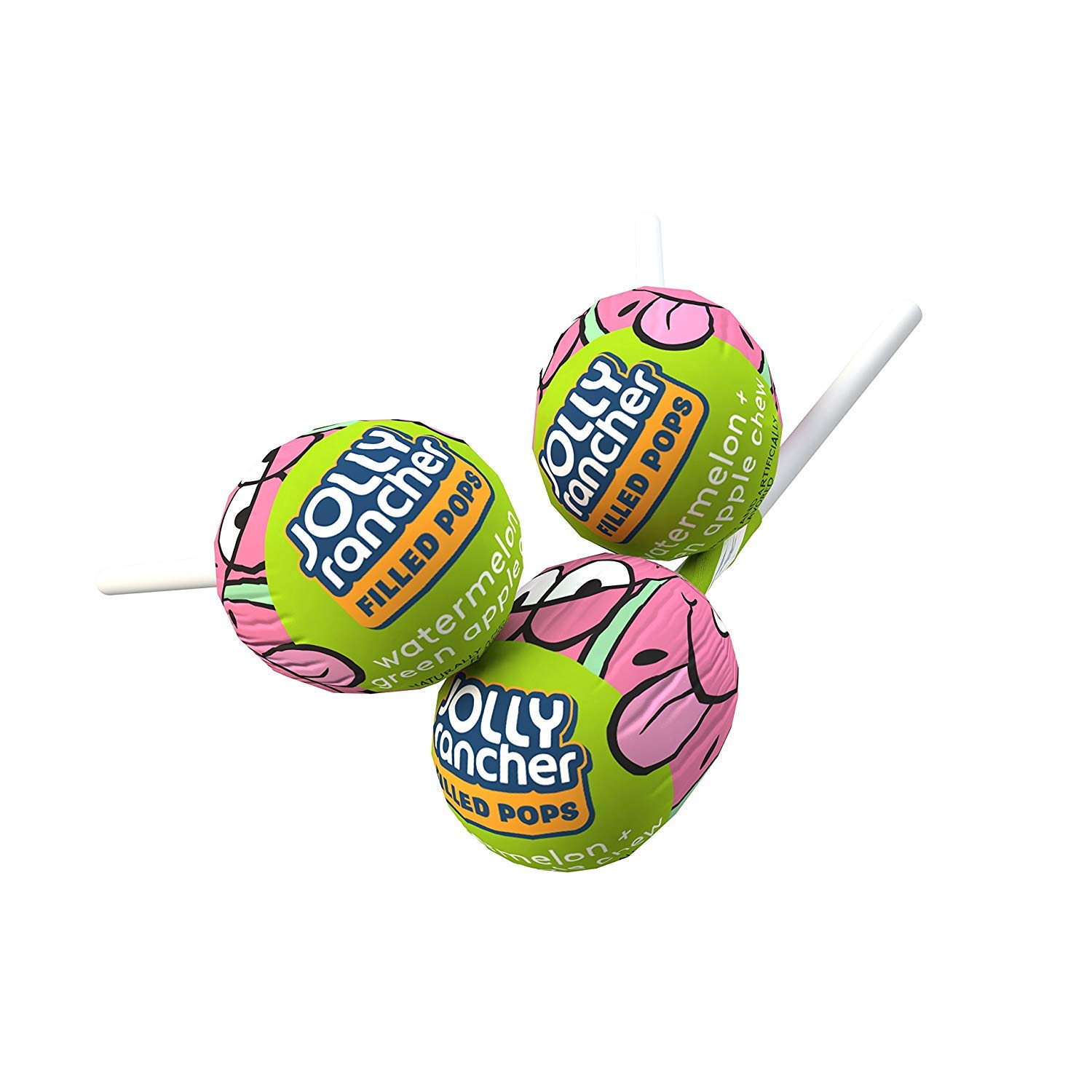 Jolly Rancher Filled Pops with Hard Outside, Chewy Inside Keep Them