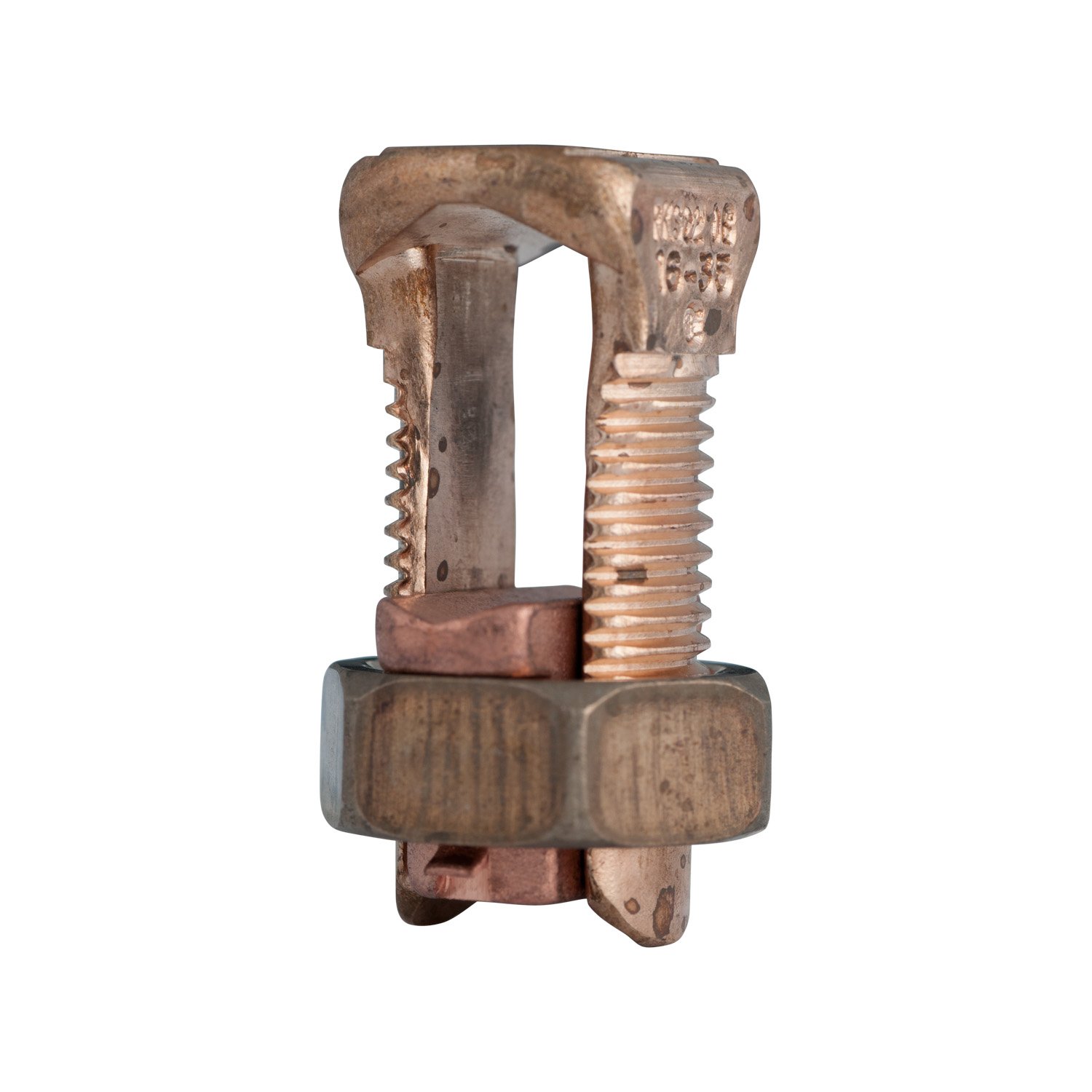 GSBC-2 Solid Copper Split Bolt Connector, 6-2 AWG